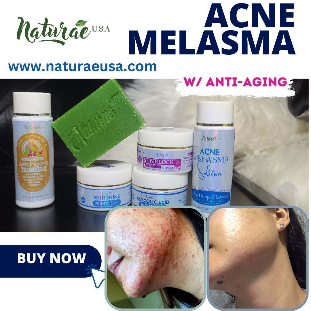 Acne-Melasma Soution Peeling Set - No.1 by Naturae, USA