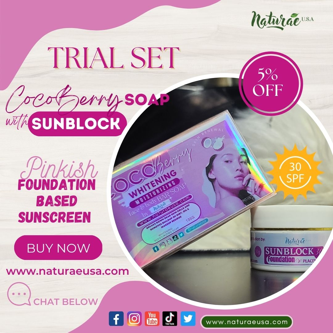 RIAL SET COCOBERRY SOAP WITH SUNBLOCK